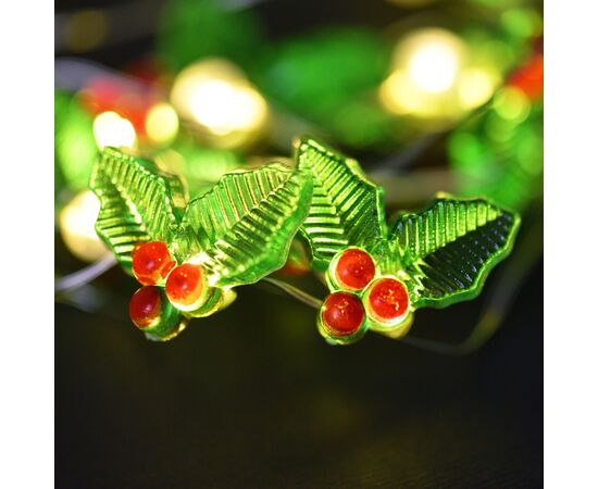 Гирлянда YES! Fun На медной проволоке Омела 20 LED Тепло-белая 2.2 м На батарейках (801210), изображение 4 Гирлянда YES! Fun На медной проволоке Омела 20 LED Тепло-белая 2.2 м На батарейках (801210), изображение 4