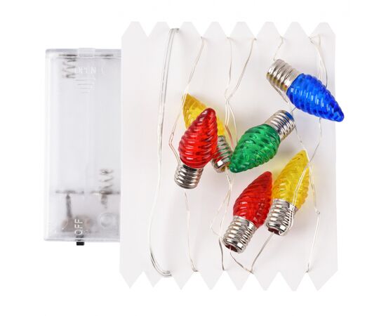 Гирлянда YES! Fun На медной проволоке Шишки 10 LED Тепло-белая 1.65 м На батарейках (801209), изображение 2 Гирлянда YES! Fun На медной проволоке Шишки 10 LED Тепло-белая 1.65 м На батарейках (801209), изображение 2