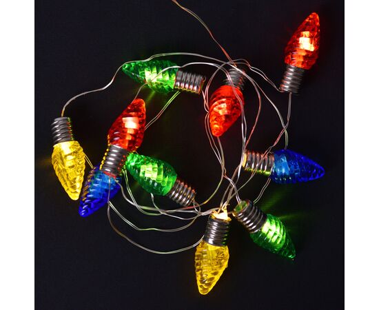 Гирлянда YES! Fun На медной проволоке Шишки 10 LED Тепло-белая 1.65 м На батарейках (801209), изображение 3 Гирлянда YES! Fun На медной проволоке Шишки 10 LED Тепло-белая 1.65 м На батарейках (801209), изображение 3