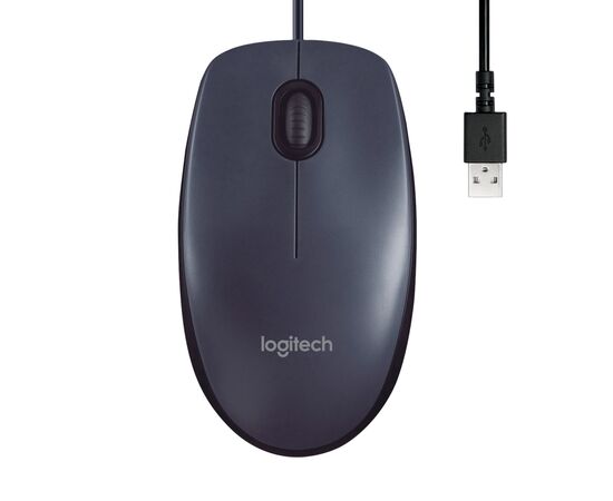 Мышка Logitech B100 Black (910-003357), изображение 3 Мышка Logitech B100 Black (910-003357), изображение 3