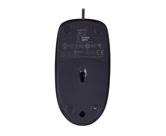 Мышка Logitech B100 Black (910-003357), изображение 6 Мышка Logitech B100 Black (910-003357), изображение 6