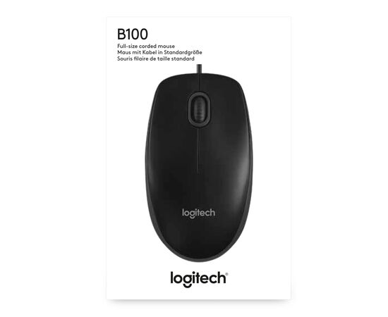 Мышка Logitech B100 Black (910-003357), изображение 7 Мышка Logitech B100 Black (910-003357), изображение 7