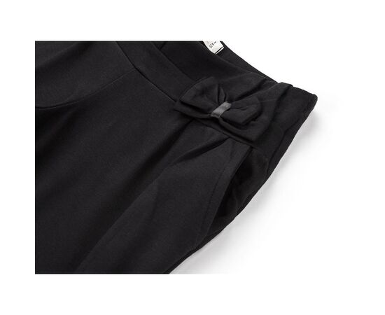 Штани дитячі Breeze з бантиком (11174-134G-black), зображення 4 Штани дитячі Breeze з бантиком (11174-134G-black), зображення 4