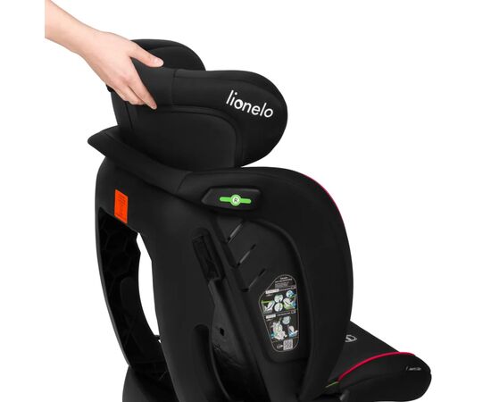 Автокресло Lionelo Aart I-Size Black Carbon Red (LO-AART I-SIZE BLACK CARBON RED), изображение 11 Автокресло Lionelo Aart I-Size Black Carbon Red (LO-AART I-SIZE BLACK CARBON RED), изображение 11