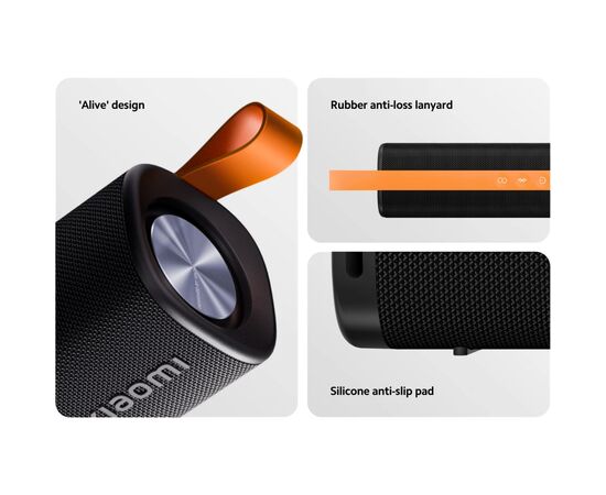 Акустична система Xiaomi Sound Outdoor Black (1037288), зображення 2 Акустична система Xiaomi Sound Outdoor Black (1037288), зображення 2