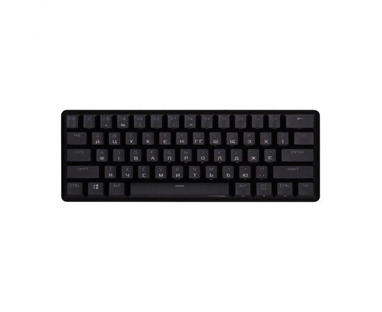 Клавиатура HyperX Alloy Origins 60 USB UA Black (4P5N4AA), изображение 2 Клавиатура HyperX Alloy Origins 60 USB UA Black (4P5N4AA), изображение 2