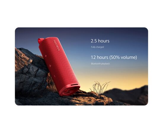 Акустична система Xiaomi Sound Outdoor Red (1037289), зображення 6 Акустична система Xiaomi Sound Outdoor Red (1037289), зображення 6