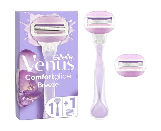 Бритва Gillette Venus ComfortGlide Breeze з 2 змінними картриджами (7702018886166)