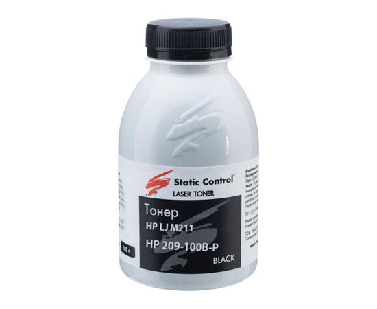 Тонер HP LJ M211 100г фасовка Static Control (HM209-100B-P)