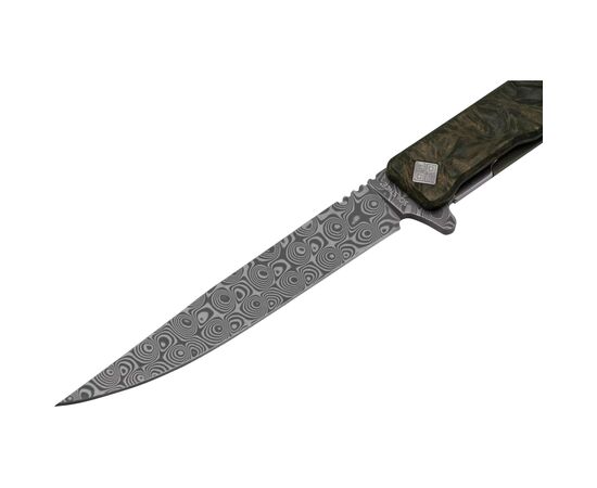 Нож Ocaso Solstice Fat Carbon Gold Damascus (10IFG), изображение 3