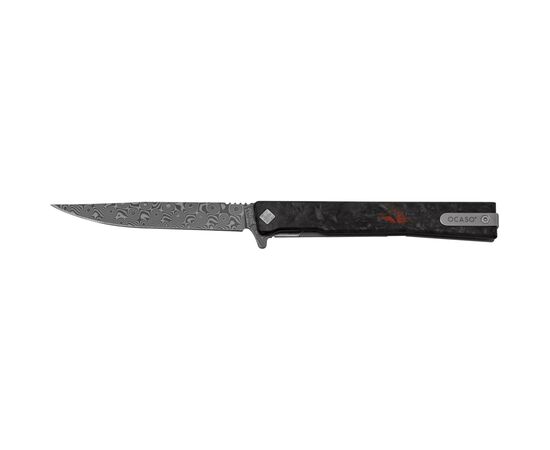 Нож Ocaso Solstice Fat Carbon Red Damascus (10IFR)