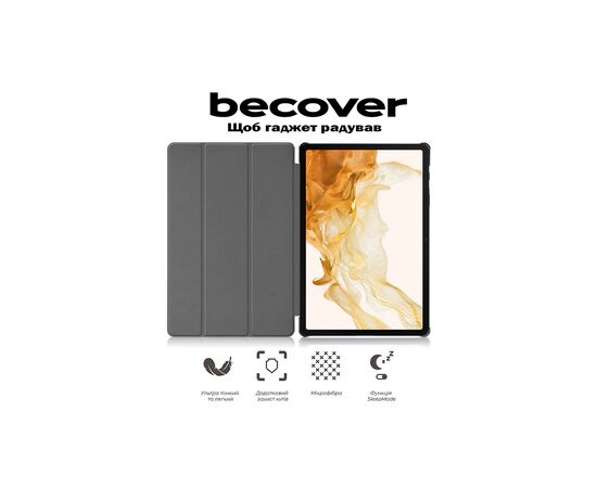 Чехол для планшета BeCover Smart Case Samsung Galaxy Tab S10 Plus (SM-X820/SM-X826) 12.4" Dont Touch (712242), изображение 6 Чехол для планшета BeCover Smart Case Samsung Galaxy Tab S10 Plus (SM-X820/SM-X826) 12.4" Dont Touch (712242), изображение 6