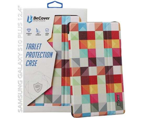Чехол для планшета BeCover Smart Case Samsung Galaxy Tab S10 Plus (SM-X820/SM-X826) 12.4" Square (712247), изображение 7 Чехол для планшета BeCover Smart Case Samsung Galaxy Tab S10 Plus (SM-X820/SM-X826) 12.4" Square (712247), изображение 7