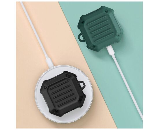 Чехол для наушников BeCover Protective TPU для Samsung Galaxy Buds FE SM-R400 Dark Green (710103), изображение 3 Чехол для наушников BeCover Protective TPU для Samsung Galaxy Buds FE SM-R400 Dark Green (710103), изображение 3