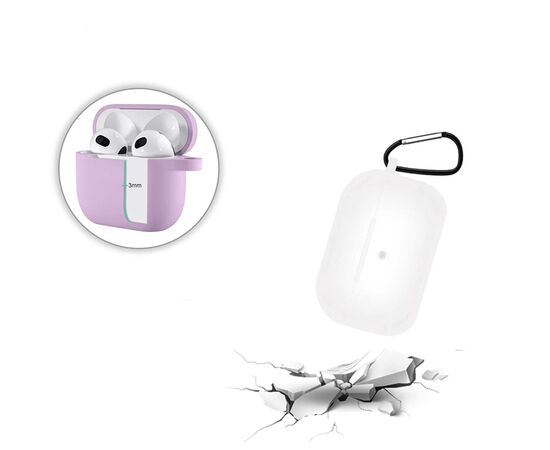 Чехол для наушников BeCover Silicon для Apple AirPods (3nd Gen) Transparancy (707232), изображение 4 Чехол для наушников BeCover Silicon для Apple AirPods (3nd Gen) Transparancy (707232), изображение 4