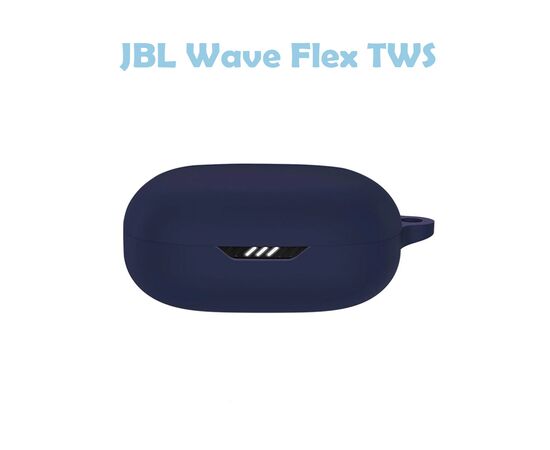 Чехол для наушников BeCover Silicon для JBL Wave Flex TWS Deep Blue (710193), изображение 3 Чехол для наушников BeCover Silicon для JBL Wave Flex TWS Deep Blue (710193), изображение 3