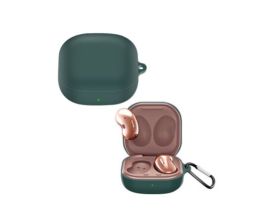 Чехол для наушников BeCover Silicon для Samsung Galaxy Buds FE SM-R400 Dark Green (710092), изображение 2 Чехол для наушников BeCover Silicon для Samsung Galaxy Buds FE SM-R400 Dark Green (710092), изображение 2