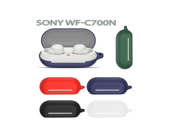 Чехол для наушников BeCover Silicon для Sony WF-C700N Dark Blue (712029), изображение 5 Чехол для наушников BeCover Silicon для Sony WF-C700N Dark Blue (712029), изображение 5