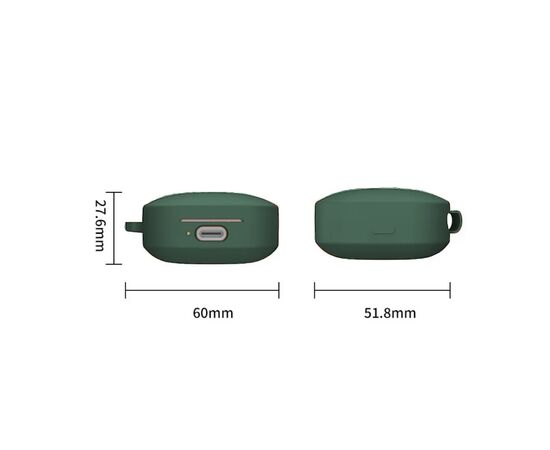 Чехол для наушников BeCover Silicon для Xiaomi Redmi Buds 6 Active Dark Green (712014), изображение 2 Чехол для наушников BeCover Silicon для Xiaomi Redmi Buds 6 Active Dark Green (712014), изображение 2