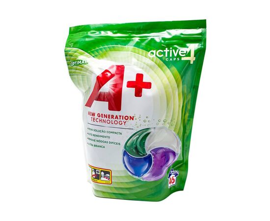 Капсулы для стирки A+ Optimal 4 в 1 56 шт. (8435495818175/8435495836124)