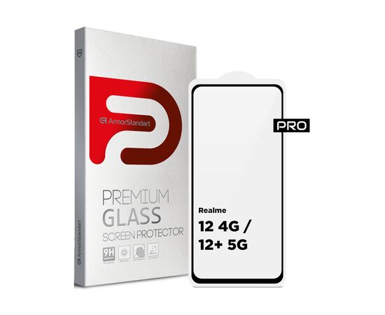 Стекло защитное Armorstandart Pro Realme 12 4G / 12+ 5G Black (ARM79954)
