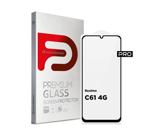 Скло захисне Armorstandart Pro Realme C61 4G Black (ARM80507)