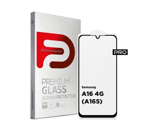 Стекло защитное Armorstandart Pro Samsung A16 4G (A165) Black (ARM80171)