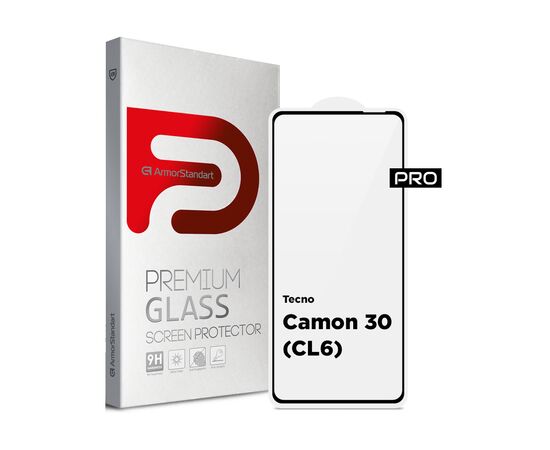 Стекло защитное Armorstandart Pro Tecno Camon 30 (CL6) Black (ARM77128)