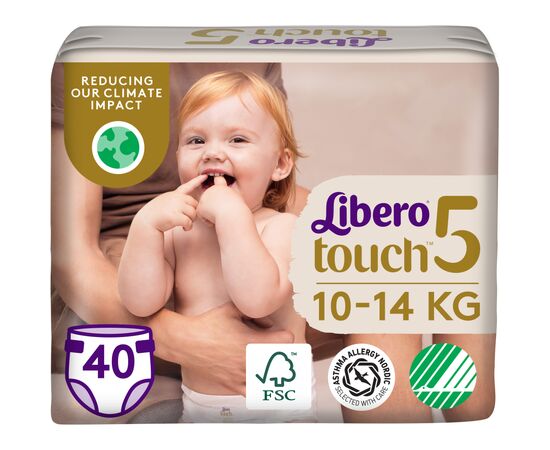 Подгузники Libero Touch Размер 5 (10-14 кг) 40 шт (7322541750231)