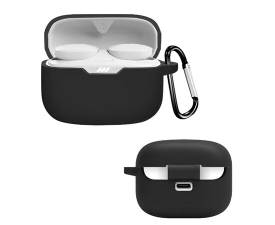 Чехол для наушников BeCover Silicon для JBL Tune 130 NC TWS Black (710197), изображение 2 Чехол для наушников BeCover Silicon для JBL Tune 130 NC TWS Black (710197), изображение 2
