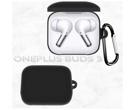 Чехол для наушников BeCover Silicon для OnePlus Buds 3 Black (712011), изображение 4 Чехол для наушников BeCover Silicon для OnePlus Buds 3 Black (712011), изображение 4