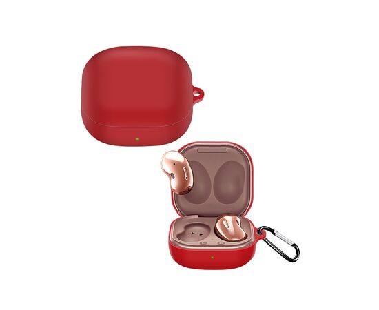 Чехол для наушников BeCover Silicon для Samsung Galaxy Buds FE SM-R400 Red (710097), изображение 2 Чехол для наушников BeCover Silicon для Samsung Galaxy Buds FE SM-R400 Red (710097), изображение 2
