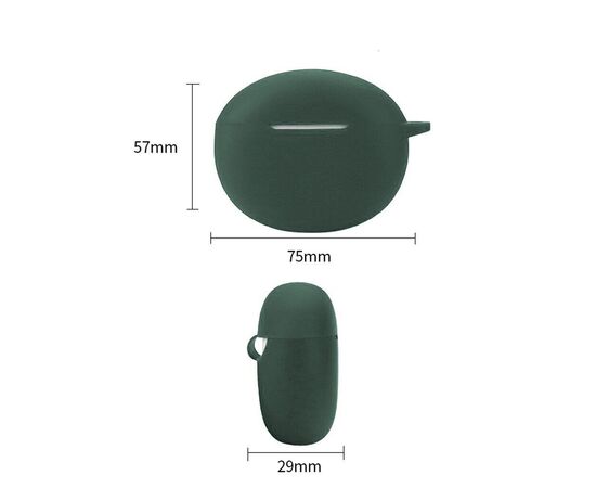 Чехол для наушников BeCover Silicon для Xiaomi Redmi Buds 4 Active Dark Green (710944), изображение 2 Чехол для наушников BeCover Silicon для Xiaomi Redmi Buds 4 Active Dark Green (710944), изображение 2