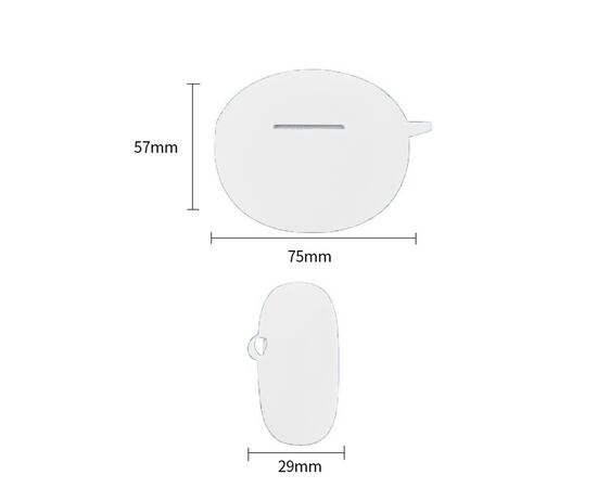 Чехол для наушников BeCover Silicon для Xiaomi Redmi Buds 4 Active White (710946), изображение 2 Чехол для наушников BeCover Silicon для Xiaomi Redmi Buds 4 Active White (710946), изображение 2