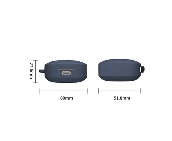 Чехол для наушников BeCover Silicon для Xiaomi Redmi Buds 6 Active Deep Blue (712013), изображение 3 Чехол для наушников BeCover Silicon для Xiaomi Redmi Buds 6 Active Deep Blue (712013), изображение 3