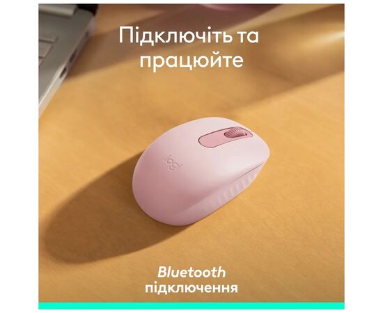 Мишка Logitech M196 Bluetooth Rose (910-007461), зображення 6 Мишка Logitech M196 Bluetooth Rose (910-007461), зображення 6