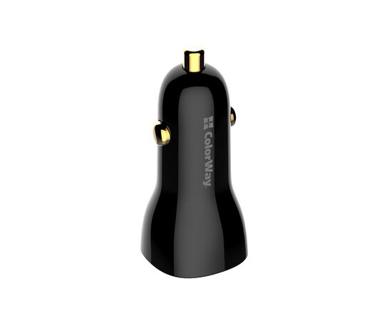 Зарядное устройство ColorWay PowerDelivery PPS USB (USB-A + USB-C) (60W) Black (CW-CHA046PD-BK), изображение 3 Зарядное устройство ColorWay PowerDelivery PPS USB (USB-A + USB-C) (60W) Black (CW-CHA046PD-BK), изображение 3