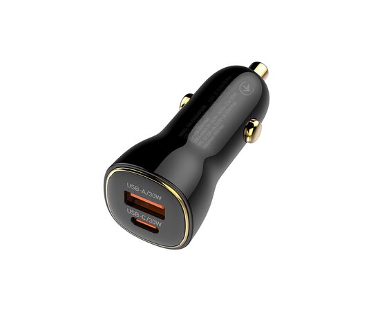 Зарядное устройство ColorWay PowerDelivery PPS USB (USB-A + USB-C) (60W) Black (CW-CHA046PD-BK), изображение 5 Зарядное устройство ColorWay PowerDelivery PPS USB (USB-A + USB-C) (60W) Black (CW-CHA046PD-BK), изображение 5