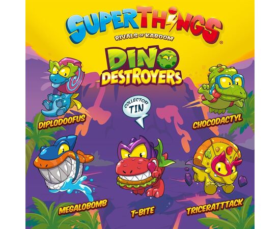 Игровой набор SuperThings S – Дино Разрушители (PSTSD48TIN60), изображение 4 Игровой набор SuperThings S – Дино Разрушители (PSTSD48TIN60), изображение 4