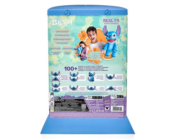 Интерактивная игрушка Real FX Wow Stuff – Стич (DIS-1022-01), изображение 5 Интерактивная игрушка Real FX Wow Stuff – Стич (DIS-1022-01), изображение 5