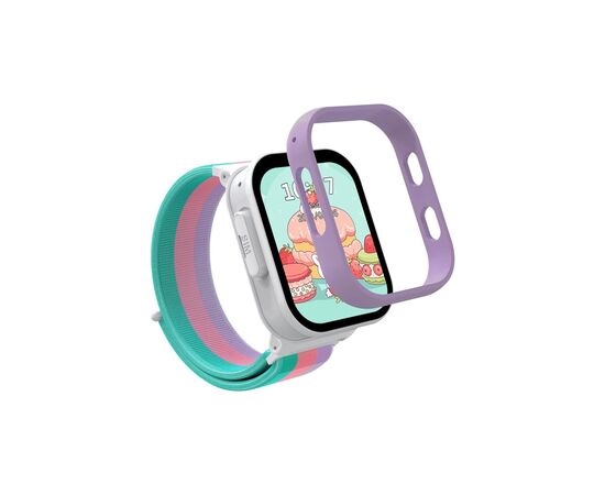 Смарт-годинник Gelius Pro GP-PK008 (Rainbow) White Kids smart watch with GPS/4G (Pro GP-PK008 (Rainbow) White)