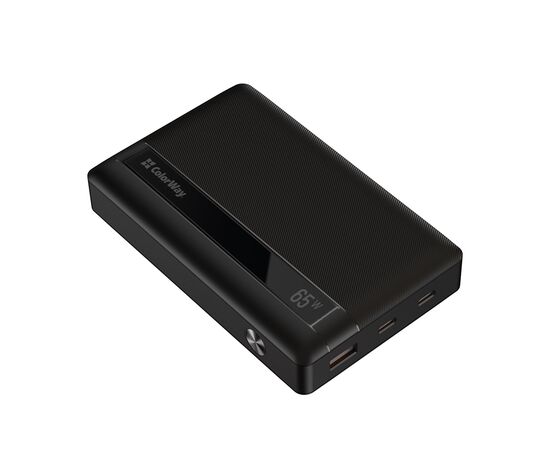 Батарея универсальная ColorWay 20 000 mAh PD/65W, QC/3.0, black (CW-PB200LPA3BK-PDD), изображение 2 Батарея универсальная ColorWay 20 000 mAh PD/65W, QC/3.0, black (CW-PB200LPA3BK-PDD), изображение 2