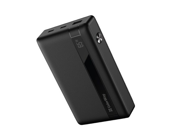 Батарея универсальная ColorWay 20 000 mAh PD/65W, QC/3.0, black (CW-PB200LPA3BK-PDD)