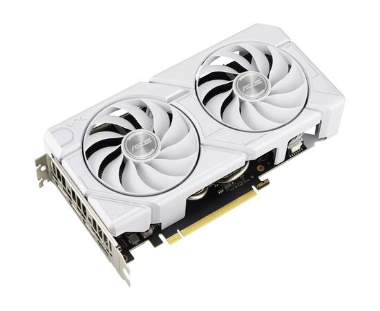 Видеокарта ASUS GeForce RTX4060 8Gb DUAL OC WHITE EVO (DUAL-RTX4060-O8G-EVO-WHITE), изображение 2 Видеокарта ASUS GeForce RTX4060 8Gb DUAL OC WHITE EVO (DUAL-RTX4060-O8G-EVO-WHITE), изображение 2
