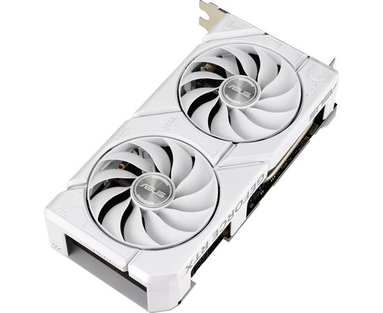 Видеокарта ASUS GeForce RTX4060 8Gb DUAL OC WHITE EVO (DUAL-RTX4060-O8G-EVO-WHITE), изображение 3 Видеокарта ASUS GeForce RTX4060 8Gb DUAL OC WHITE EVO (DUAL-RTX4060-O8G-EVO-WHITE), изображение 3