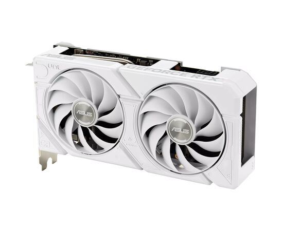 Видеокарта ASUS GeForce RTX4060 8Gb DUAL OC WHITE EVO (DUAL-RTX4060-O8G-EVO-WHITE), изображение 7 Видеокарта ASUS GeForce RTX4060 8Gb DUAL OC WHITE EVO (DUAL-RTX4060-O8G-EVO-WHITE), изображение 7