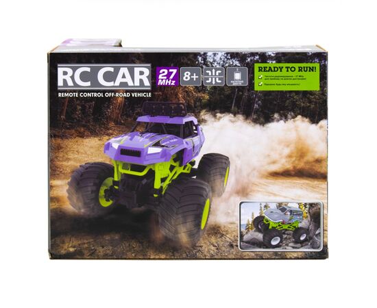 Радиоуправляемая игрушка Sulong Toys Bigfoot Off-road - Violet (1:16, 27 МГц (MHz)) (SL-358RHV), изображение 5 Радиоуправляемая игрушка Sulong Toys Bigfoot Off-road - Violet (1:16, 27 МГц (MHz)) (SL-358RHV), изображение 5
