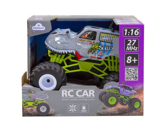 Радиоуправляемая игрушка Sulong Toys Bigfoot – Dinosaur (1:16, 27 МГц (MHz)) (SL-360RHGR), изображение 3 Радиоуправляемая игрушка Sulong Toys Bigfoot – Dinosaur (1:16, 27 МГц (MHz)) (SL-360RHGR), изображение 3
