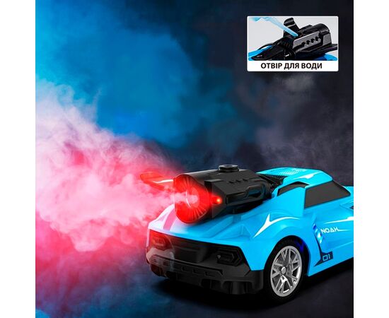 Радиоуправляемая игрушка Sulong Toys Spray Car - Sport (голубой, 1:24, свет, функция туман) (SL-354RHBL), изображение 10
