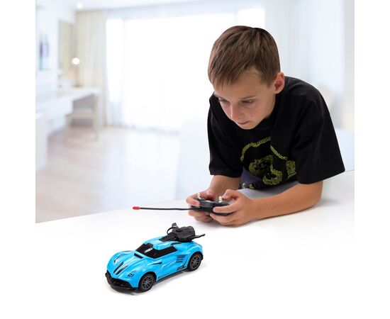 Радиоуправляемая игрушка Sulong Toys Spray Car - Sport (голубой, 1:24, свет, функция туман) (SL-354RHBL), изображение 2